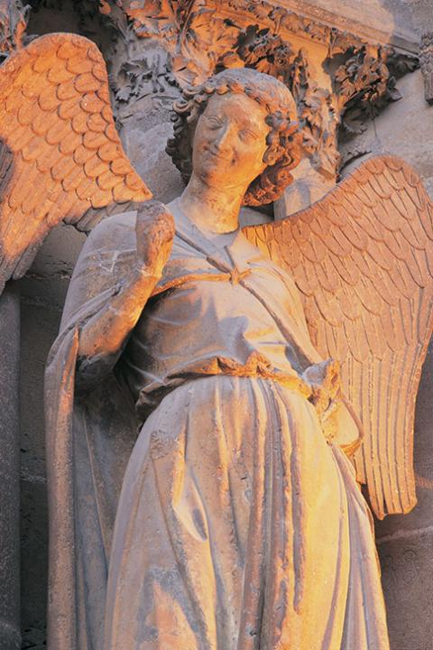 Ange au sourire - Cathédrale de Reims